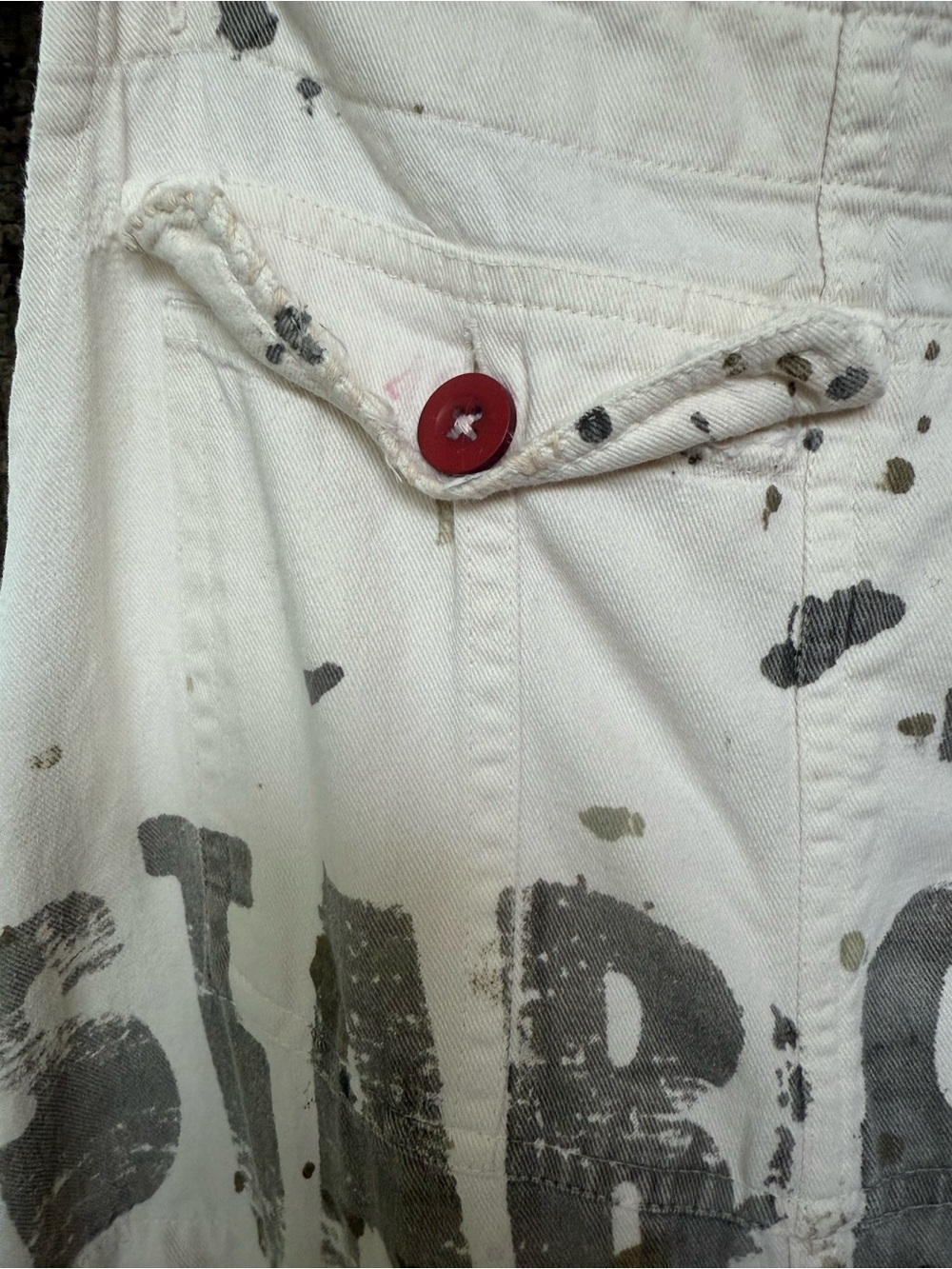 Magnolia Pearl Painter's Overalls with 'STARCHILD' - Picture 9 of 10